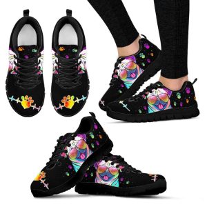 pug dog lover shoes art colorful sneakers walking running lightweight casual shoes for pet lover 1.jpeg