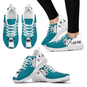 Pug Dog Lover Shoes Heatbeat Sneakers…