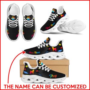 pug dog simplify style flex control sneakers custom shoes for men and women.jpeg