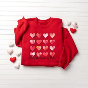 retro heart valentines sweatshirt womens valentine sweatshirt gift for lover 4.jpeg