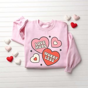 retro valentines day sweatshirt cute hearts sweatshirt gift for women 1.jpeg