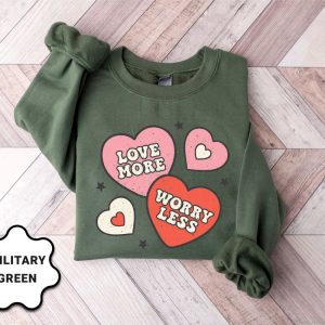 retro valentines day sweatshirt cute hearts sweatshirt gift for women 6.jpeg