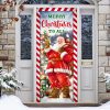 Santa Claus Christmas Door Cover – Merry Christmas To All, Gift For Christmas