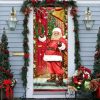 Santa Claus Christmas Is Coming Door Cover, Gift For Christmas