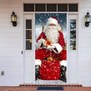 santa claus door banner holiday new year front door cover christmas door vinyl murals christmas theme decor christmas gift ns3055.jpeg