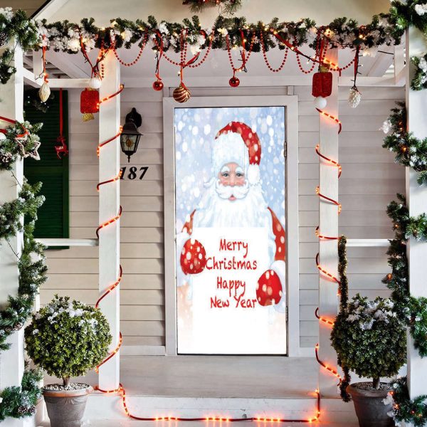 Santa Door Decoration – Christmas Door Covers – Santa Door Decor For Family