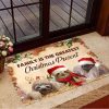 Sloth Family Is Great Christmas Present Holiday Doormat Best Family Christmas Gifts 2023