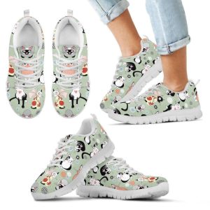 Sweet Happy Cats Kid’s Sneakers Walking…