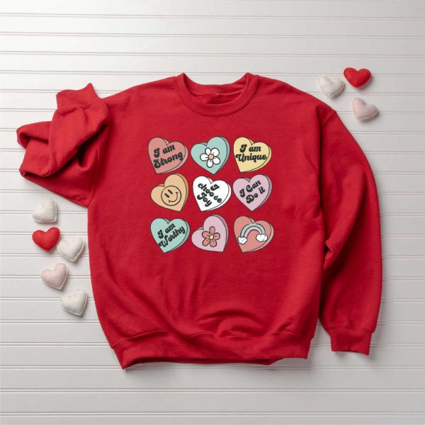 Teacher Valentine Sweatshirt, Womens Valentines Day Sweatshirt, Gift For Women