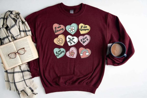 Teacher Valentine Sweatshirt, Womens Valentines Day Sweatshirt, Gift For Women