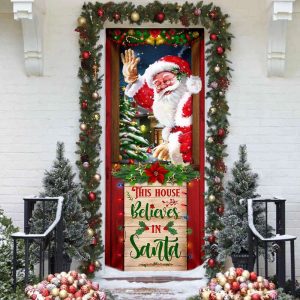 this house believes in santa door cover santa claus door cover christmas door cover christmas outdoor decoration 2.jpeg