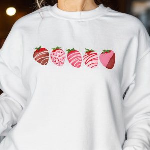 valentines day sweatshirt chocolate covered strawberries sweatshirt for women 2.jpeg