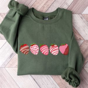valentines day sweatshirt chocolate covered strawberries sweatshirt for women 3.jpeg