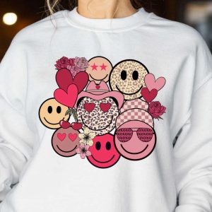 valentines day valentines face happy sweatshirt cute face sweater gift for women 2.jpeg