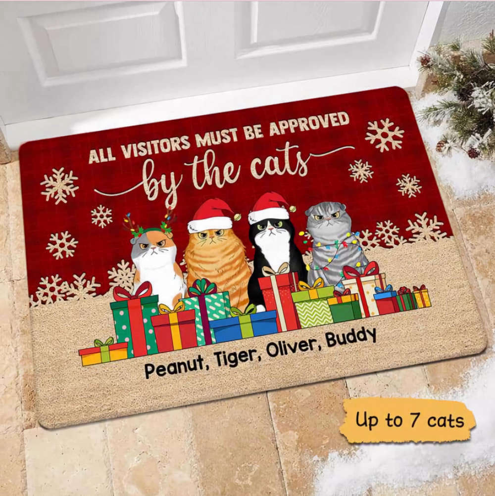 Merry Christmas Doormat Holiday Doormat Custom Doormat -  in 2023