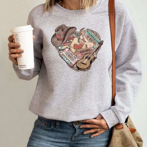 western sweatshirt howdy valentine shirt valentines day sweatshirt gift for couple 1 3.jpeg