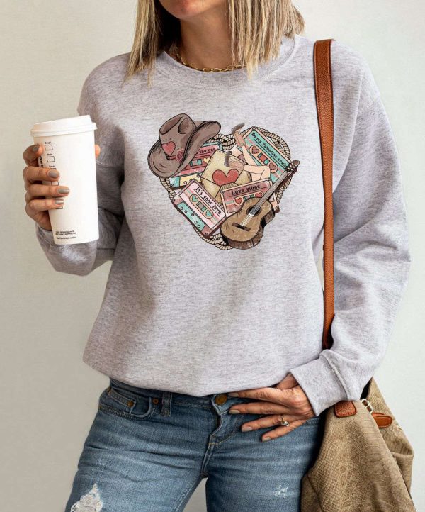 Western  Sweatshirt, Howdy Valentine Shirt, Valentines Day Sweatshirt, Gift For Couple
