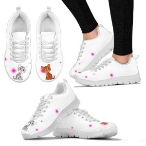 Women’s Cat Sneakers Walking Running Lightweight…