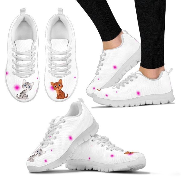 Women’s Cat Sneakers Walking Running Lightweight Casual Shoes For Men And Women
