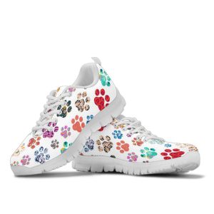 women s paw prints kids white sneakers mother s day for pet lover 1.jpeg