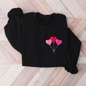 womens valentines day sweatshirt heart balloons sweatshirt sweatshirt for women 3.jpeg