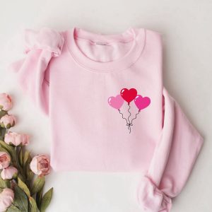 womens valentines day sweatshirt heart balloons sweatshirt sweatshirt for women.jpeg