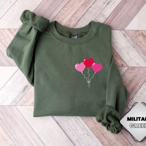 womens valentines day sweatshirt heart balloons sweatshirt sweatshirt for women 5.jpeg