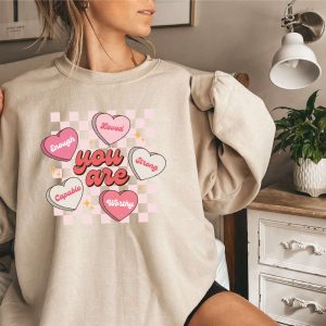 womens valentines day sweatshirt teacher valentine sweatshirt love sweatshirt for women 8.jpeg