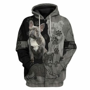 3d french bulldog lovers custom hoodie for men and women 2.jpeg