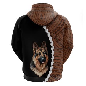 custom german shepherd dog hoodie with polynesian tribal tattoo lt6 2.jpeg