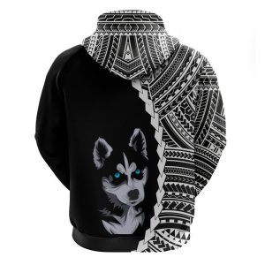 custom husky dog hoodie with polynesian for men women 1 1.jpeg