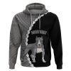 Custom Pitbull Dog Hoodie With Polynesian Tribal Tattoo  For Men Women