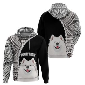 custom samoyed dog hoodie with polynesian for men women 1 2.jpeg