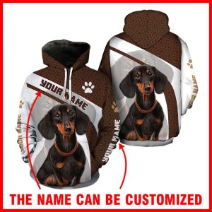Dachshund Dog Personalized Custom Name Full…