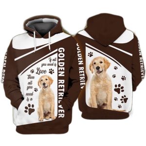 Dog Golden Retriever Hoodie If All…