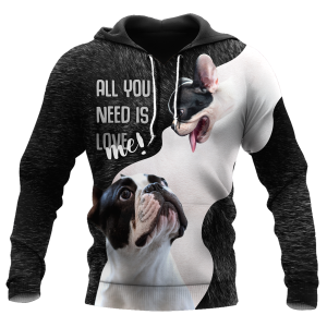French Bulldog 3d Hoodie Shirt For…