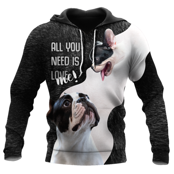 French  Bulldog 3d Hoodie Shirt For Men Women