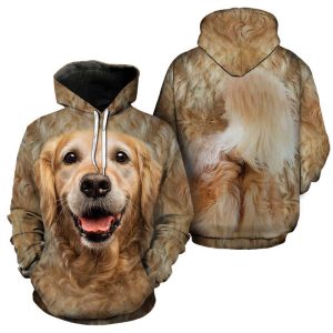 Golden Retriever Dog Lover Full Hoodie…