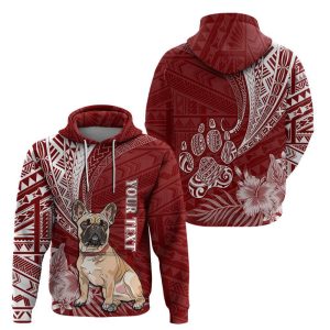 personalised polynesian pacific bulldog hoodie with red hawaii tribal tattoo patterns for men women 1 2.jpeg