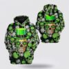 3D Irish Skull St Patrick Day Custom Hoodie Apperal, St Patricks Day Shirts