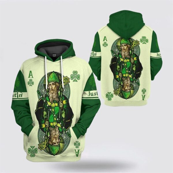 3D St Patrick Day Joker Custom Name Hoodie Apparel, St Patricks Day Shirts