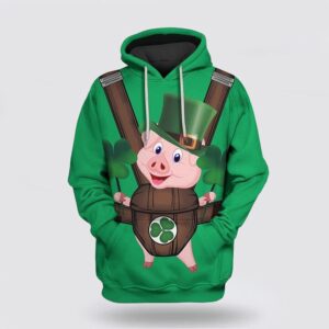 Cute Pig Saint Patricks Day Over…