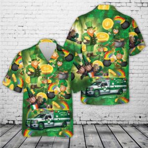 EMS Car St Patrick’s Day Hawaiian…