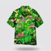 Flamingos Drink Beer Patrick’s Day Hawaiian Shirt, St Patricks Day Shirts, Shamrock Hawaiian Shirt