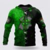 Irish Celtic Knot Cross In My Heart St Patricks Day 3D Design Shirts, St Patricks Day Shirts