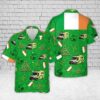 Irish National Ambulance Service, St Patrick’s Day Hawaiian Shirt, Shamrock Hawaiian Shirt