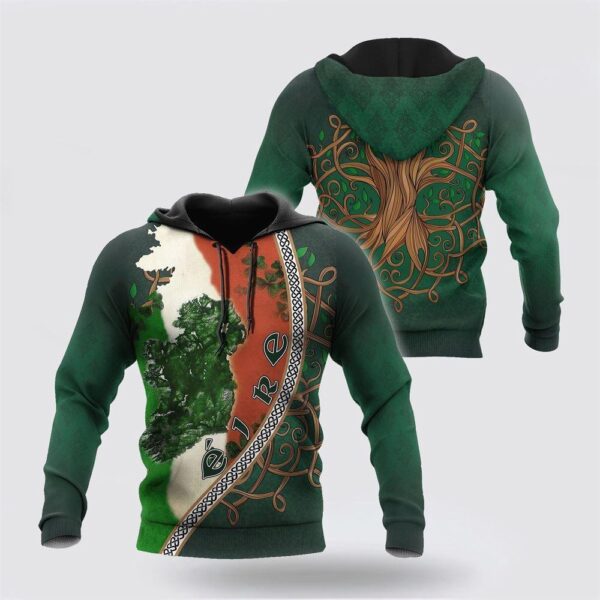 Irish Saint Patrick Day 3D All Over Printed Unisex Shirt Hoodie, St Patricks Day Shirts