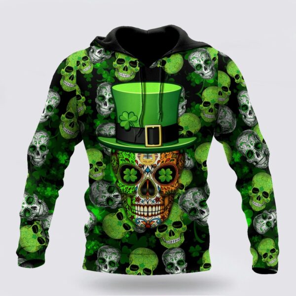 Irish Skull St Patrick Day Unisex Shirts, St Patricks Day Shirts
