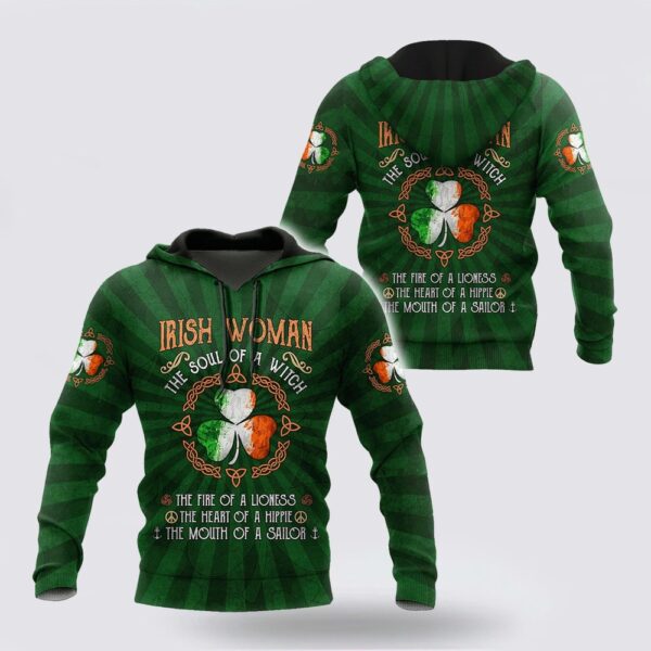 Irish St Patricks 3D Hoodie Shirt For Men And Women, St Patricks Day Shirts