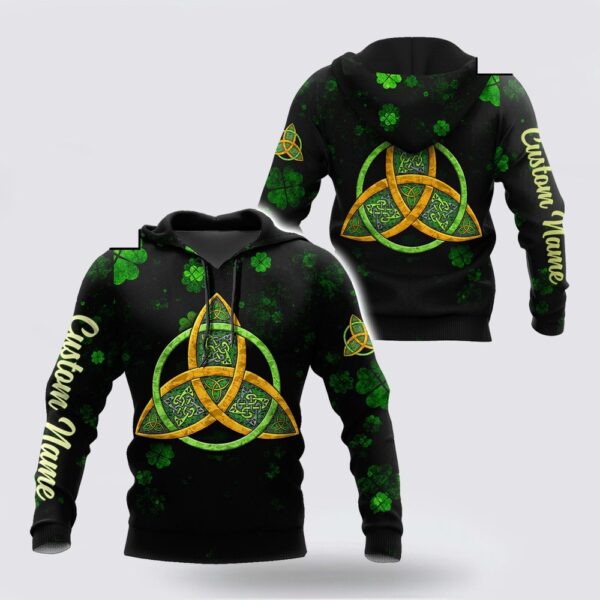Irish St Patricks Celtic Personalized 3D All Over Printed Hoodie, St Patricks Day Shirts